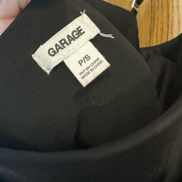 GARAGE BLACK COWL NECK DRESS WITH SPARKLY STRAPS - Picture 3 of 8